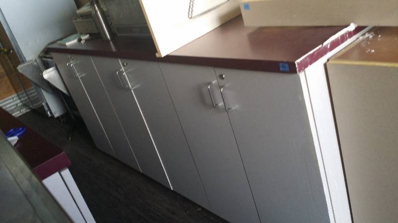 6 Door On Each Side Double Sided Cabinet with Keys