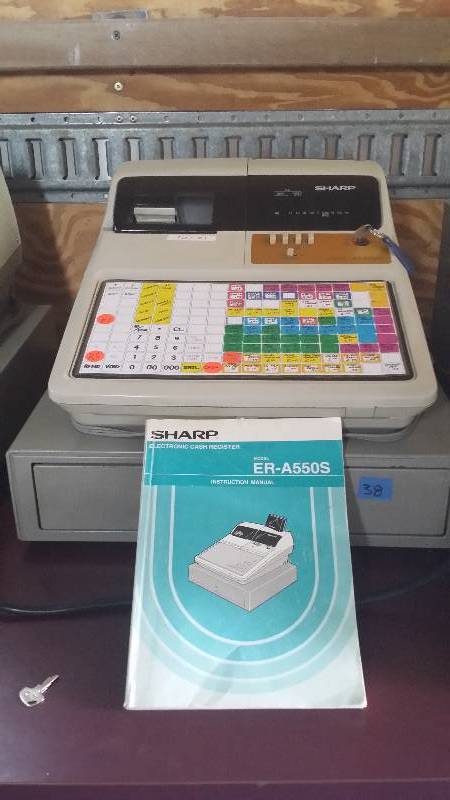Sharp ER-A550S Electric Cash Register