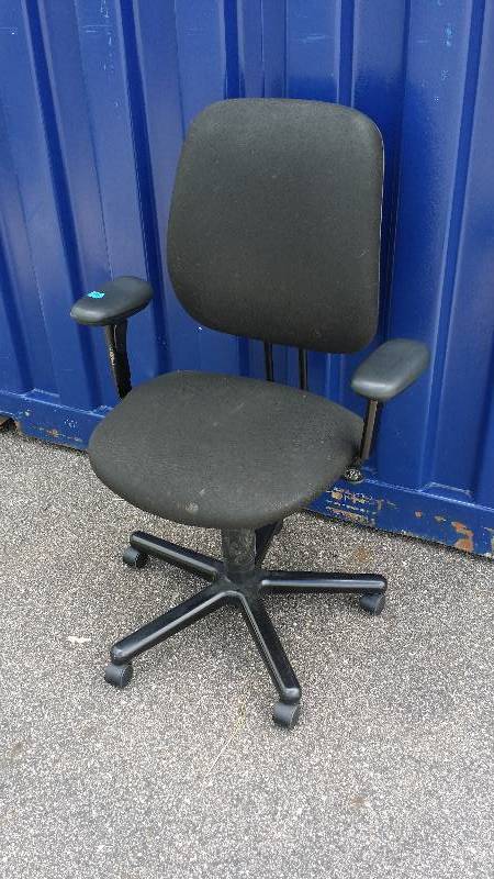 Hon Black Office Chair on Wheels