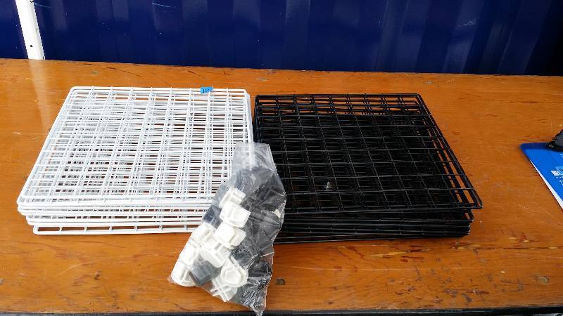 Set of 8 Wire Cubed Storage