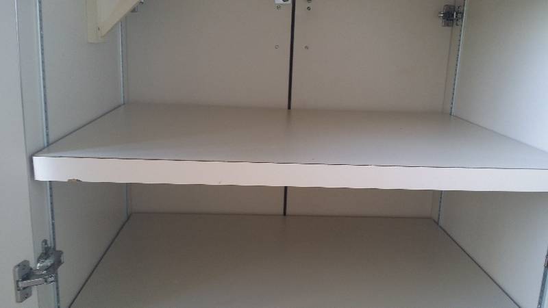 Double Sided, Double Door Lockable Cabinet with Key