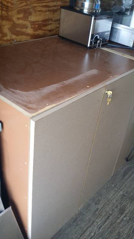 Double Sided, Double Door Lockable Cabinet with Key