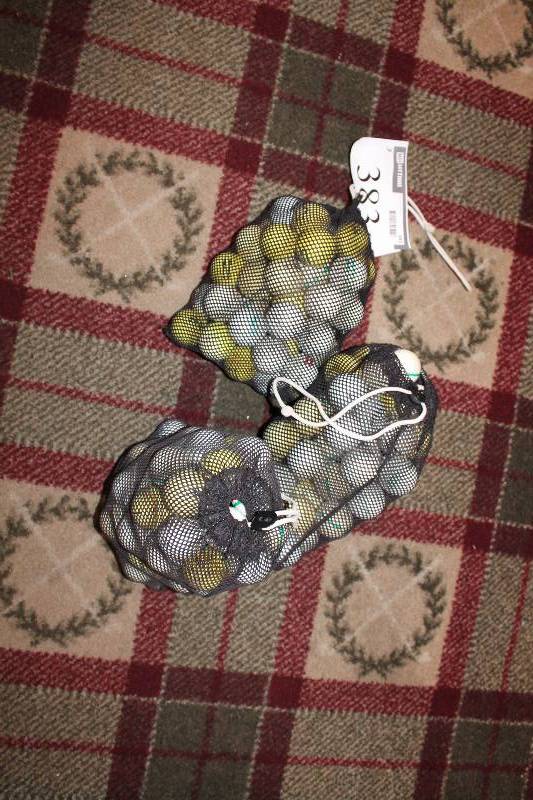 lot 383 image: Bag Lot of (3) Practice Golf Balls.