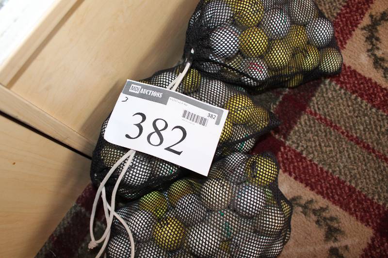 lot 382 image: Bag Lot of (3) Practice Golf Balls.