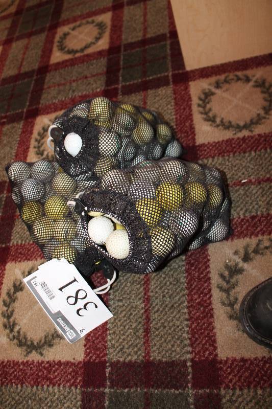 lot 381 image: Bag Lot of (3) Practice Golf Balls.