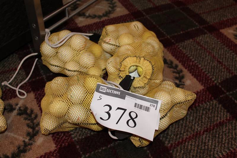 lot 378 image: Bag Lot of (5) Practice Golf Balls.