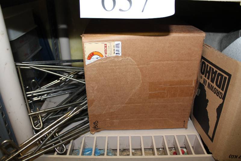 lot 637 image: Shelf Lot Including Metal Hardware Metal Kitchen Tool.