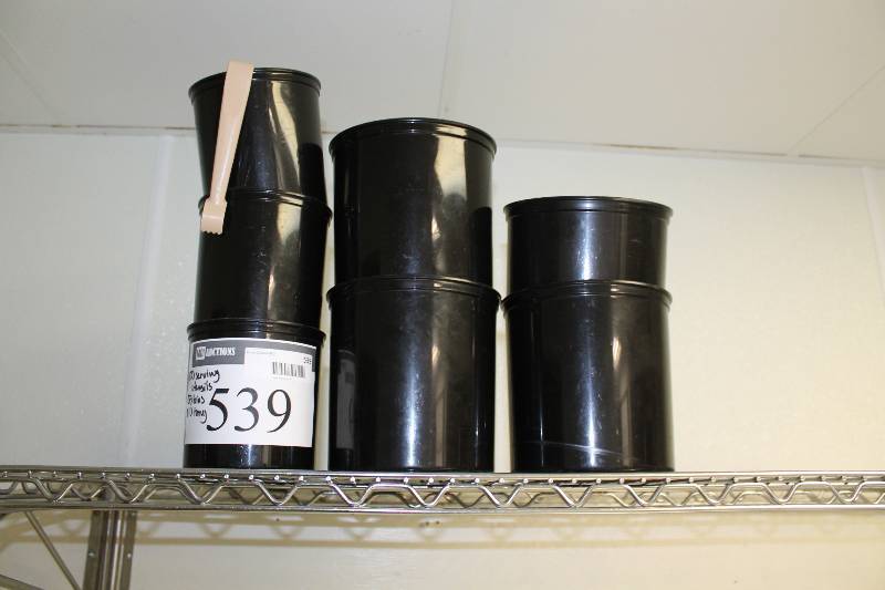 lot 539 image: Lot of Serving Utensils & Serving Bins.