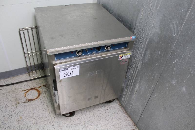 lot 501 image: Alto-Shaam Halo Heat Holding OvenConvection Oven wWheels, Cook & Hold Settings Stainless Steel 30 x 26 x 35.