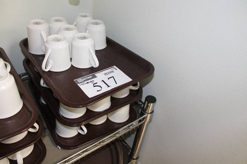 lot 517 image: Lot of (36) Ceramic Coffee Mugs.