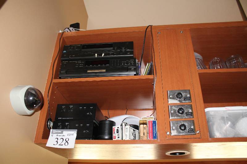 lot 328 image: Stereo System Lot Including TOA Integrated Amplifier (2) Mash Disc Changer Technics AV Control Stereo Receiver.
