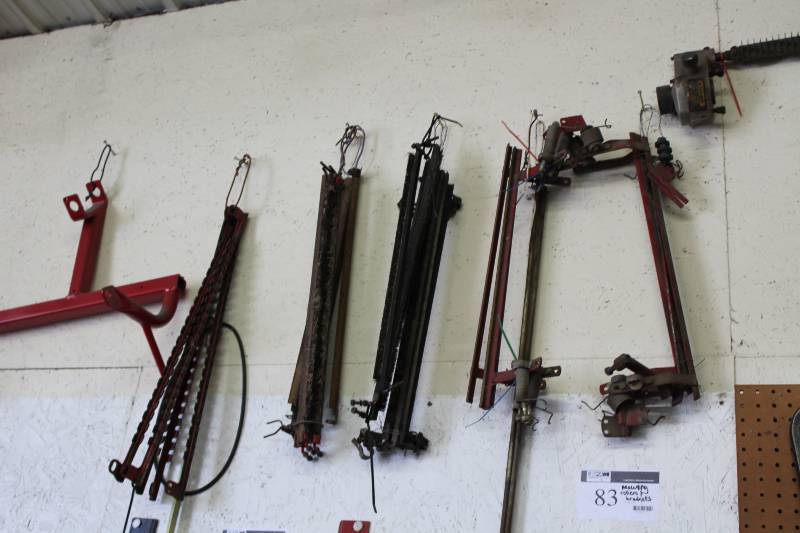 lot 83 image: Wall Lot Including Mowing Rollers & Brackets.