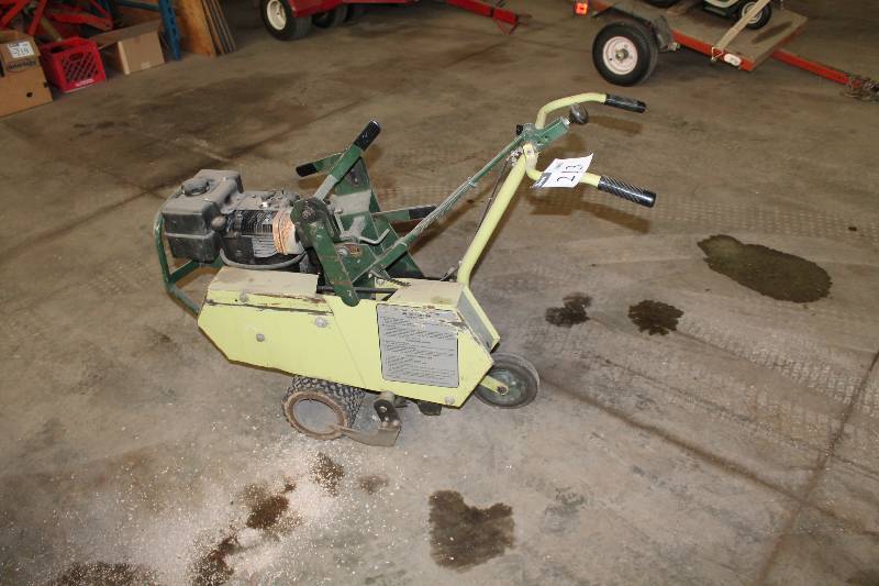 lot 213 image: Ryan Jr. Sod Cutter wBlade, Wheels, And Push Handle.