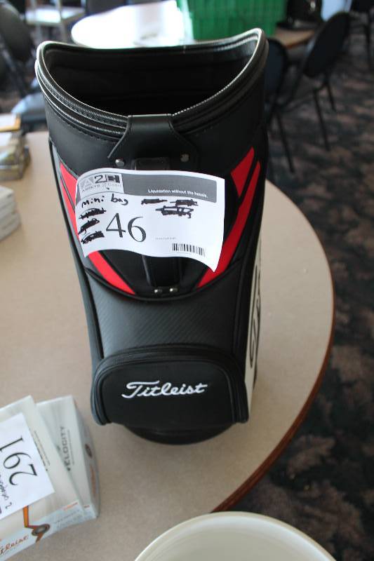 lot 46 image: Titleist Mini-Golf Bag.