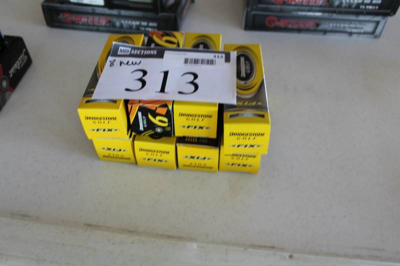 lot 313 image: Box Lot of (8) Bridgestone Golf Fix Golf Balls, app. 3perBox.