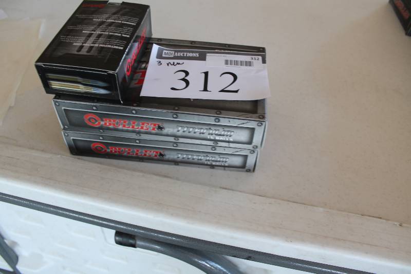 lot 312 image: Box Lot of (3) Bullet Titanium Golf Balls app. 36 total ct.