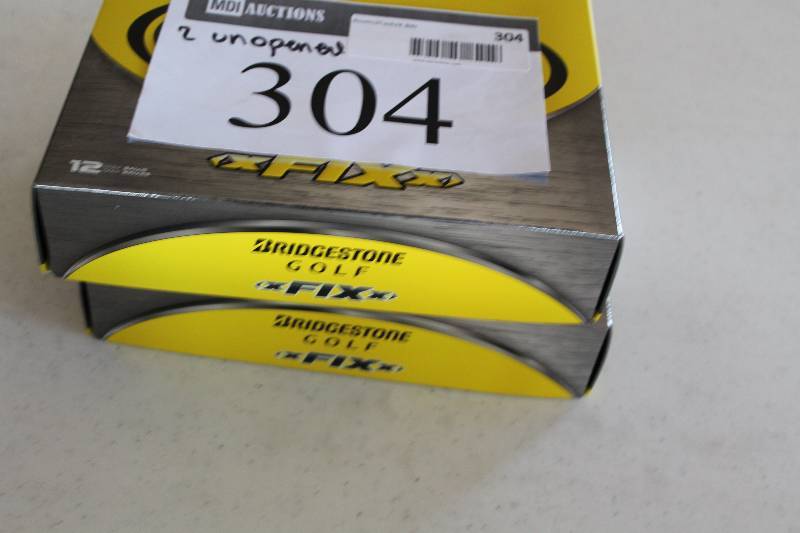 lot 304 image: Case Lot of (2) Bridestone Golf Fix Golf Balls 24 ct.