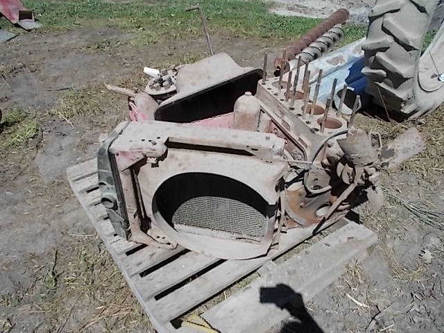 lot 44 image: Farmall M Engine Parts & Radiator...