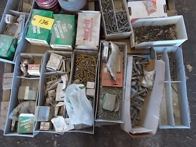 lot 136 image: Asstd Hardware...