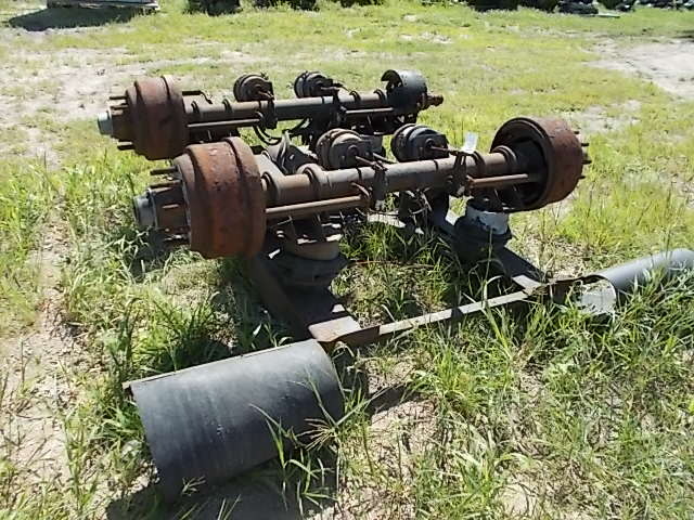 lot 144 image: (2) Air Ride Trailer Axles With Sli...