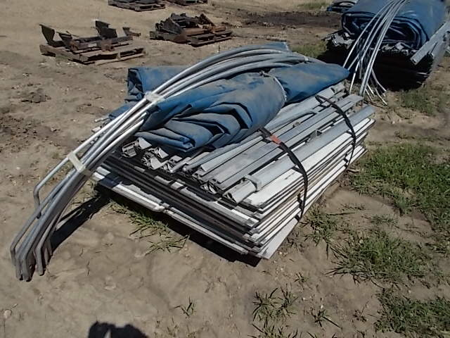 lot 166 image: 48 Flatbed Trailer Side Kit with 4...