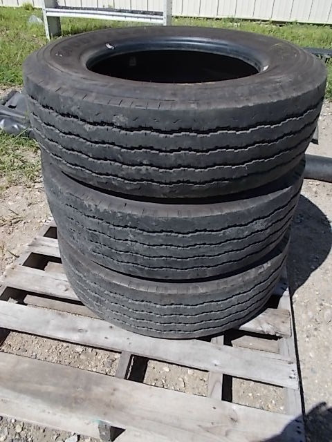 lot 213 image: (3) Goodyear G159 Unisteel Tires, 2...