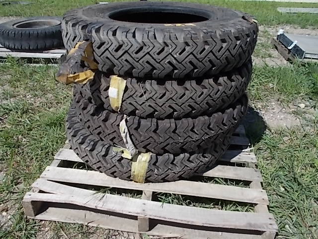 lot 222 image: (4) YKS 8.25-20 Traction Tires, New...