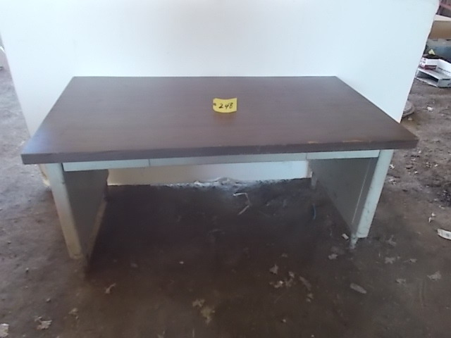 lot 248 image: Table  Desk with Drawer...