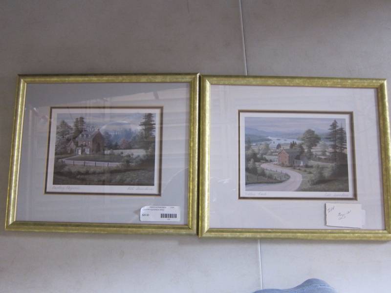 2 Framed Art Pieces