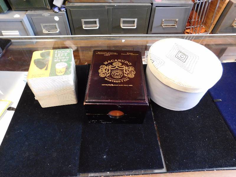 cigar and decorative boxes