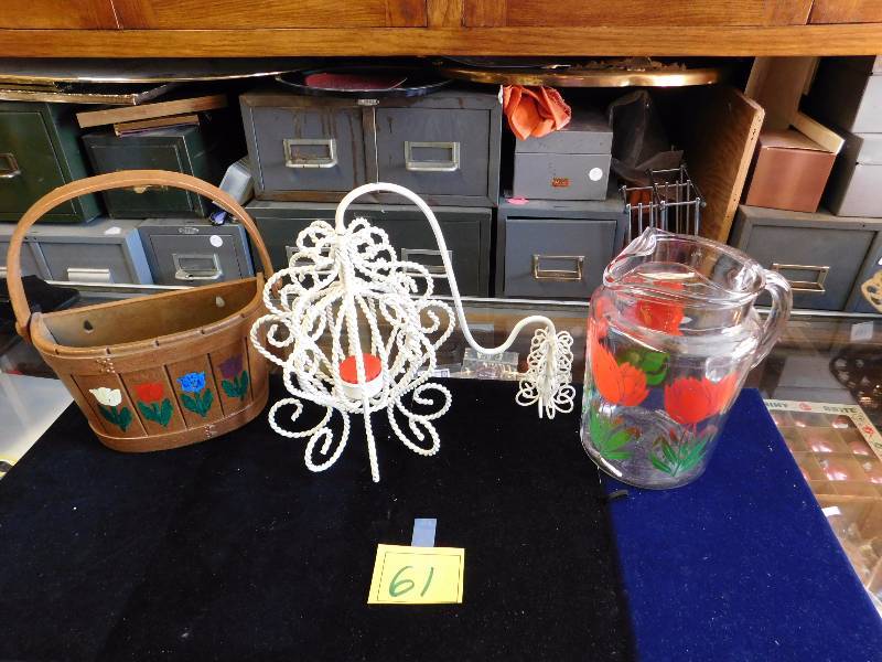 planter pitcher and candle holder