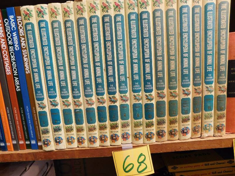 vintage illustrated animal encyclopedia