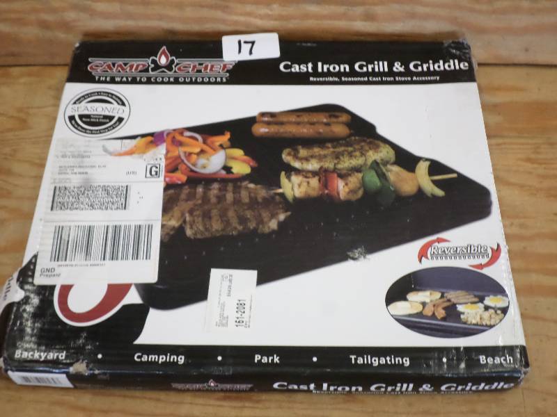Camp Chef Cast Iron GrillGriddle, ...