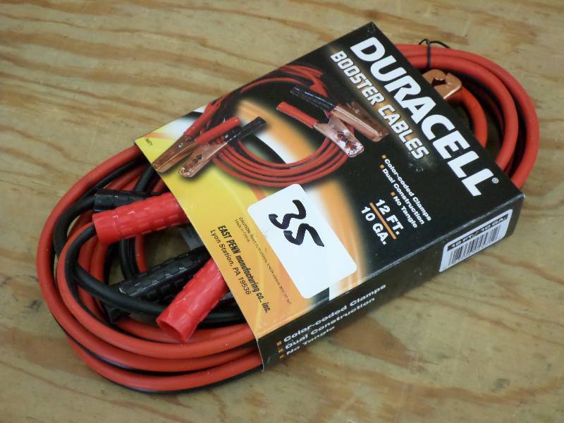 Duracell 12ft 10-Gauge Booster Cabl...