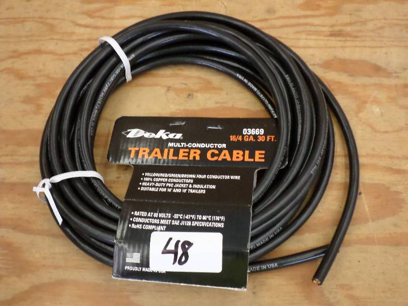 Deka 30ft 164Gauge Trailer Cable S...