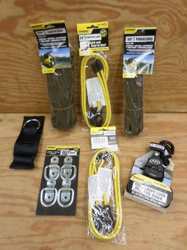 Lot Of New D-Rings, Paracord, Strap...
