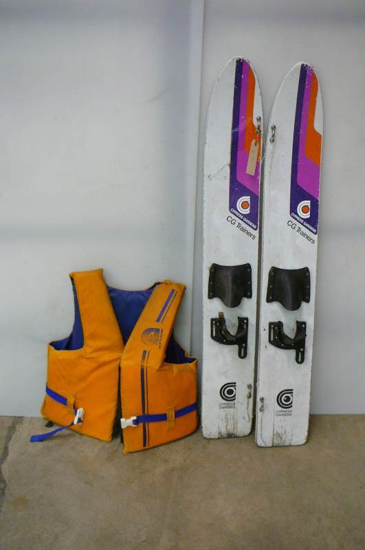Kids Skis  & Life Jackets