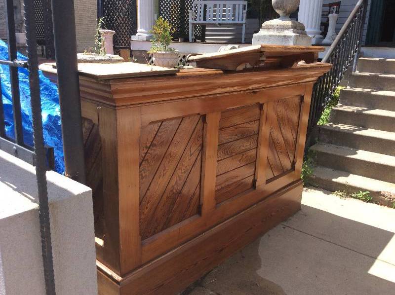 Victorian Pitch Pine Methodist Pulpit, Lincoln, England