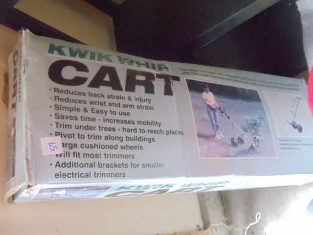 lot 57 image: Kwik Whip Cart