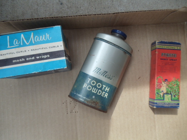 lot 131 image: Vintage Containers