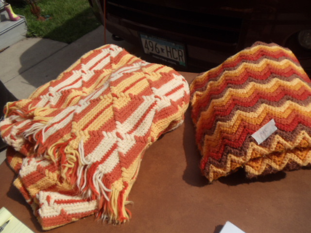 lot 147 image: Crochet Afghans