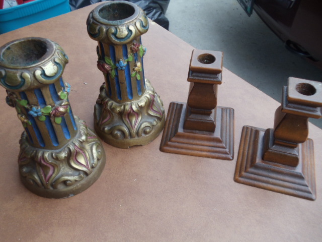 lot 176 image: Candle Holders