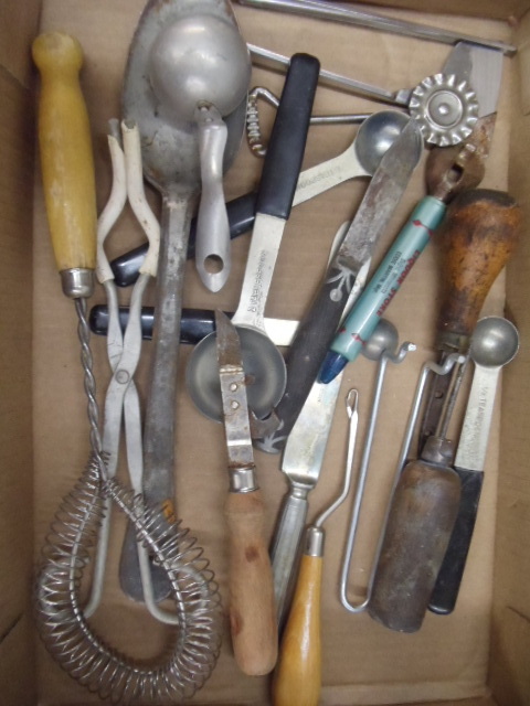 lot 212 image: Vintage utensils