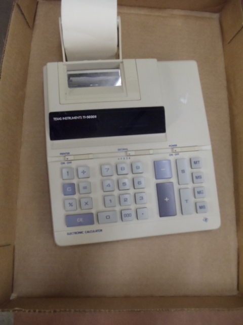 lot 215 image: Printing calculator