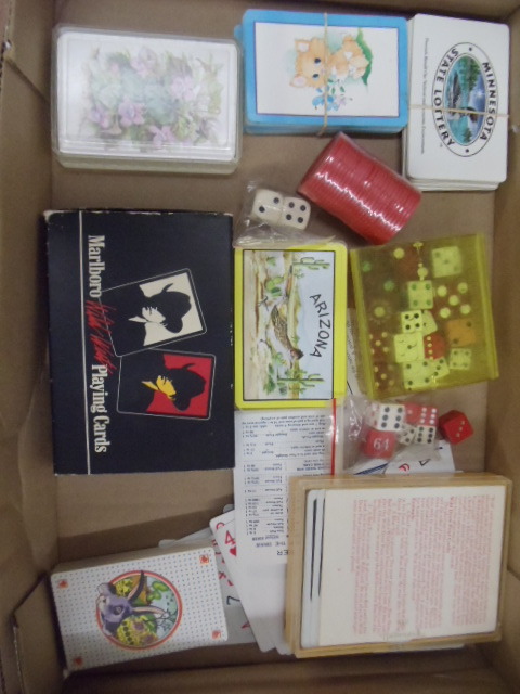 lot 260 image: Cards, Dice, Chips
