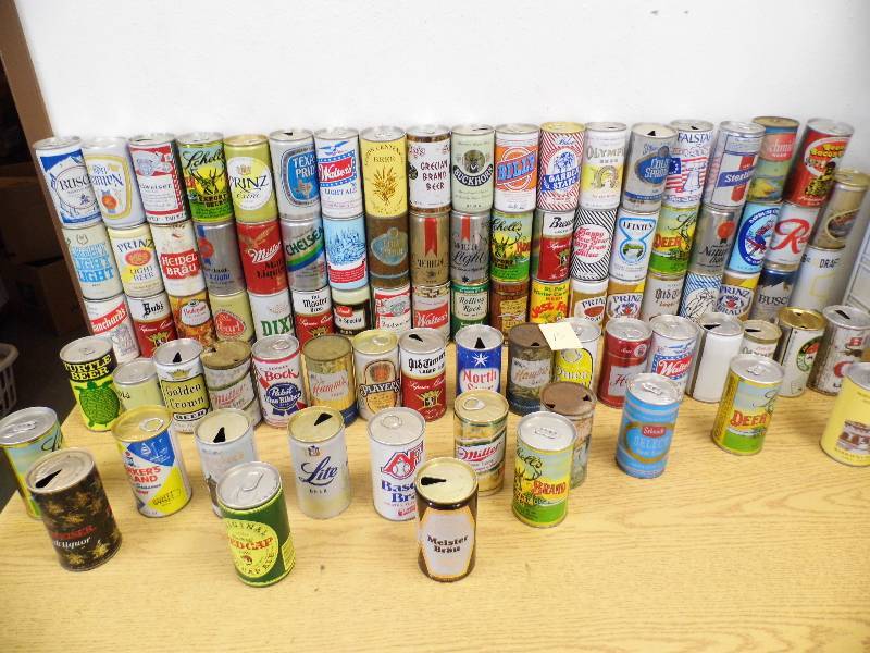 Large Lot of Beer Cans