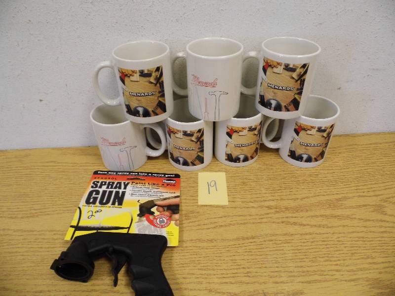 New Mugs and Paint Can Sprayer