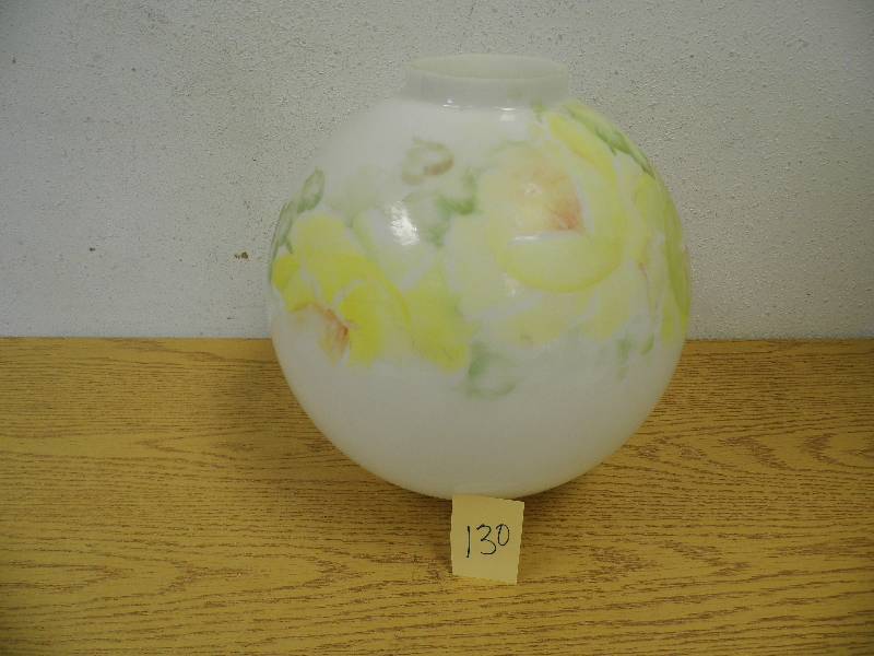 Antique Hurricane Lamp Globe