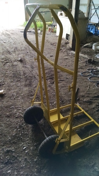 Steel Dolly Cart Yellow