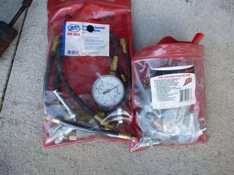 ADT Fuel Injector Pressure Tester & Brake Bleeder set